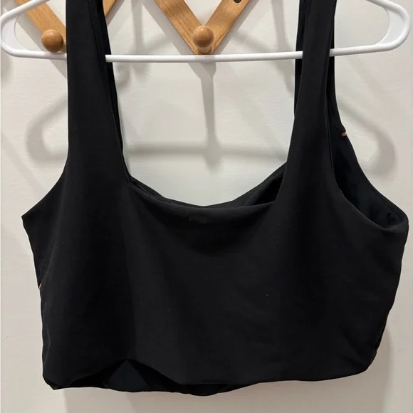 Abercrombie & Fitch Black Sports Bra with Tan Piping size XXL - Picture 3 of 5